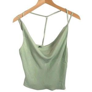 SHEIN Satin Cowl Neck Cami Top